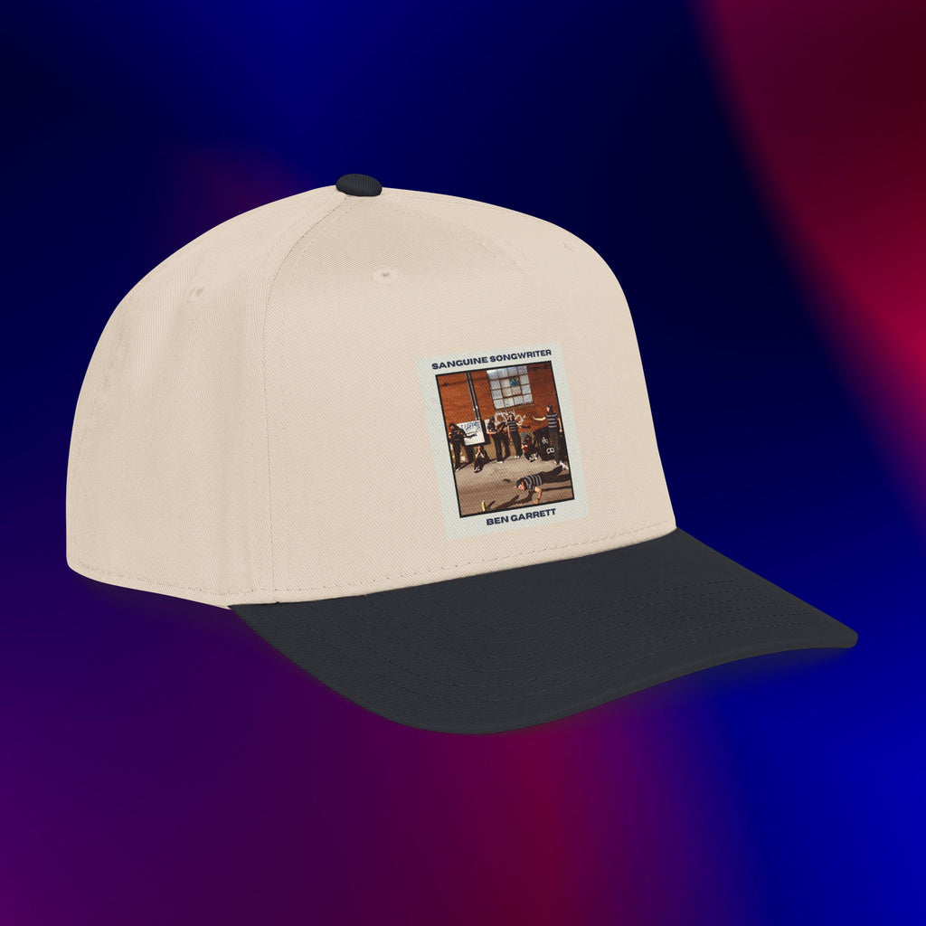 Mid Profile Baseball Cap "Sanguine Songwriter" Design 2
