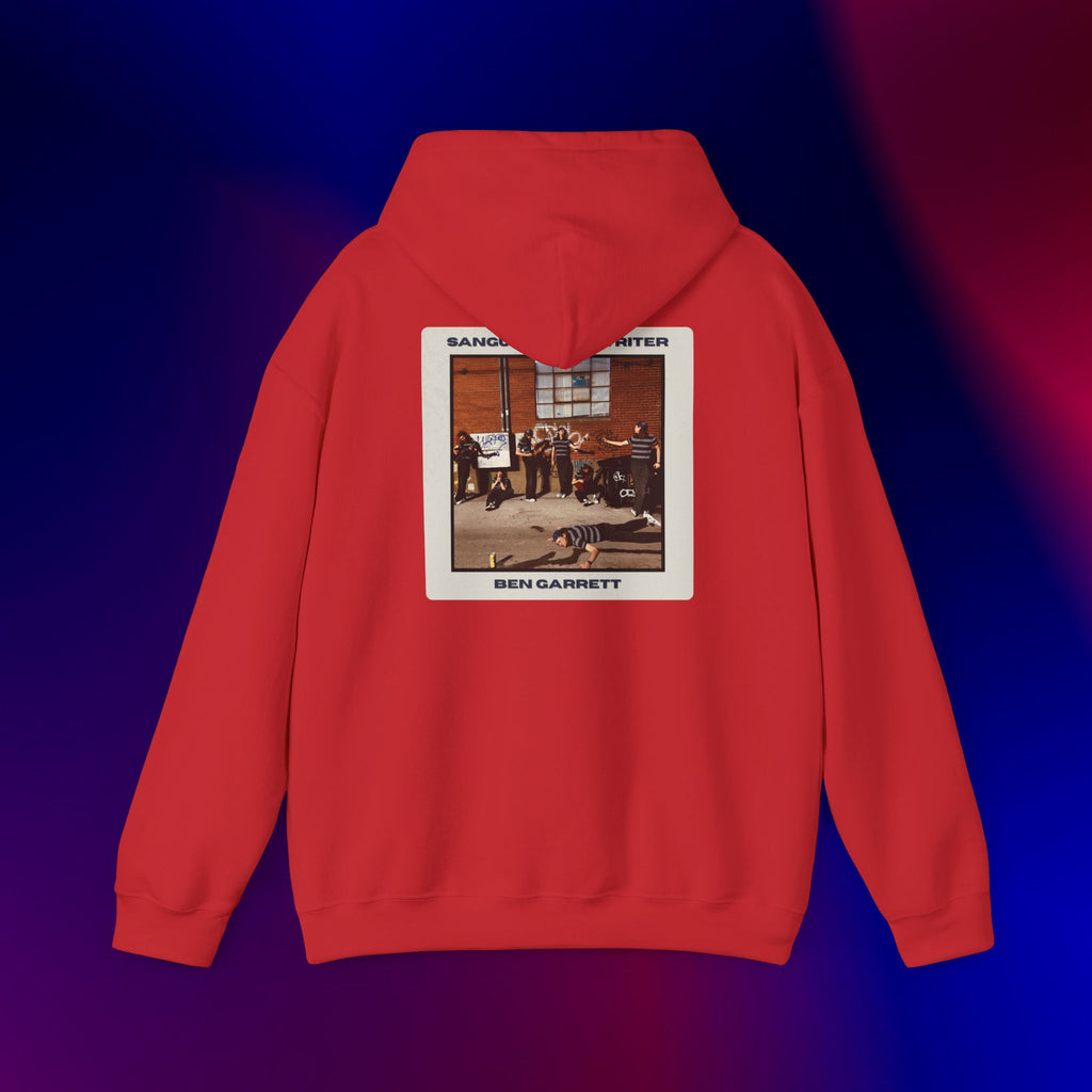 Hooded Sweatshirt "Sanguine Songwriter" Design 2
