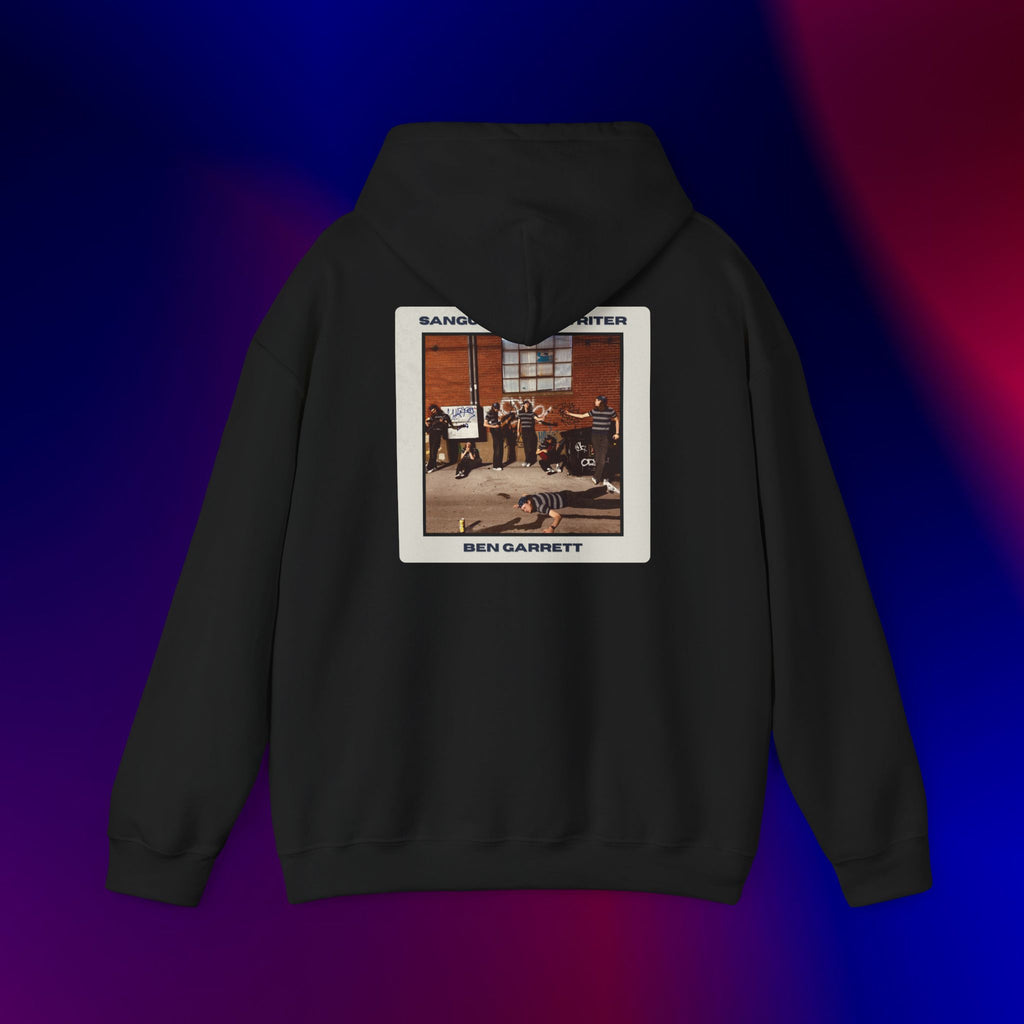 Hooded Sweatshirt "Sanguine Songwriter" Design 2