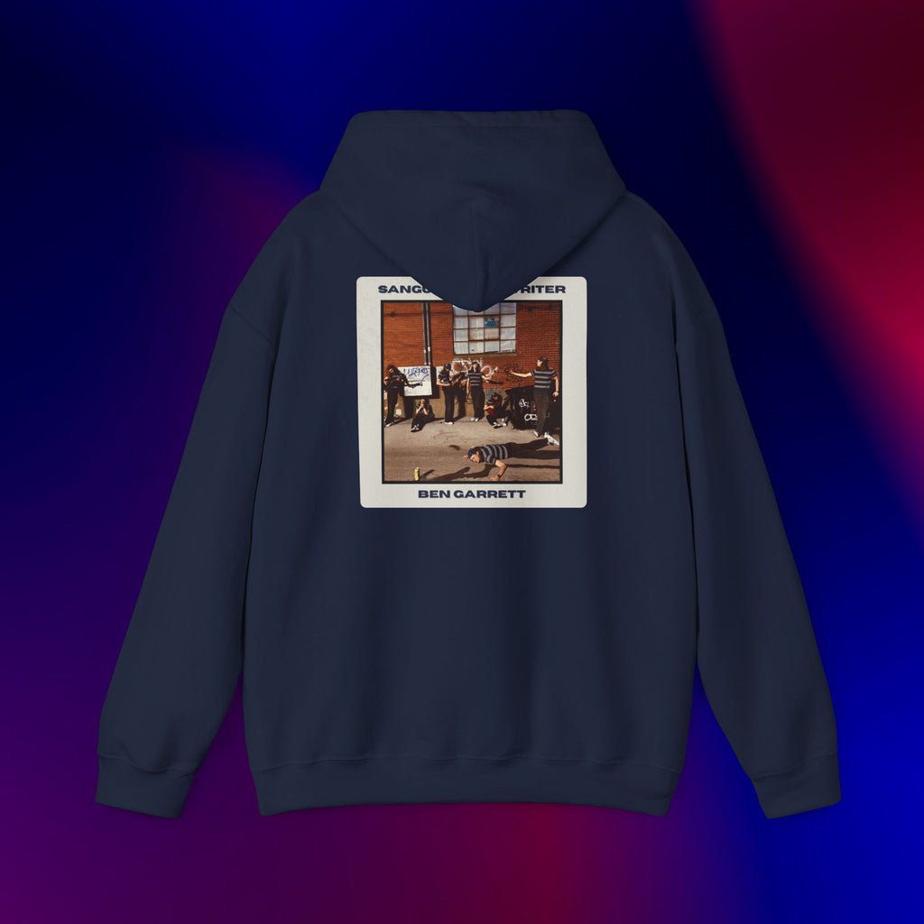Hooded Sweatshirt "Sanguine Songwriter" Design 2