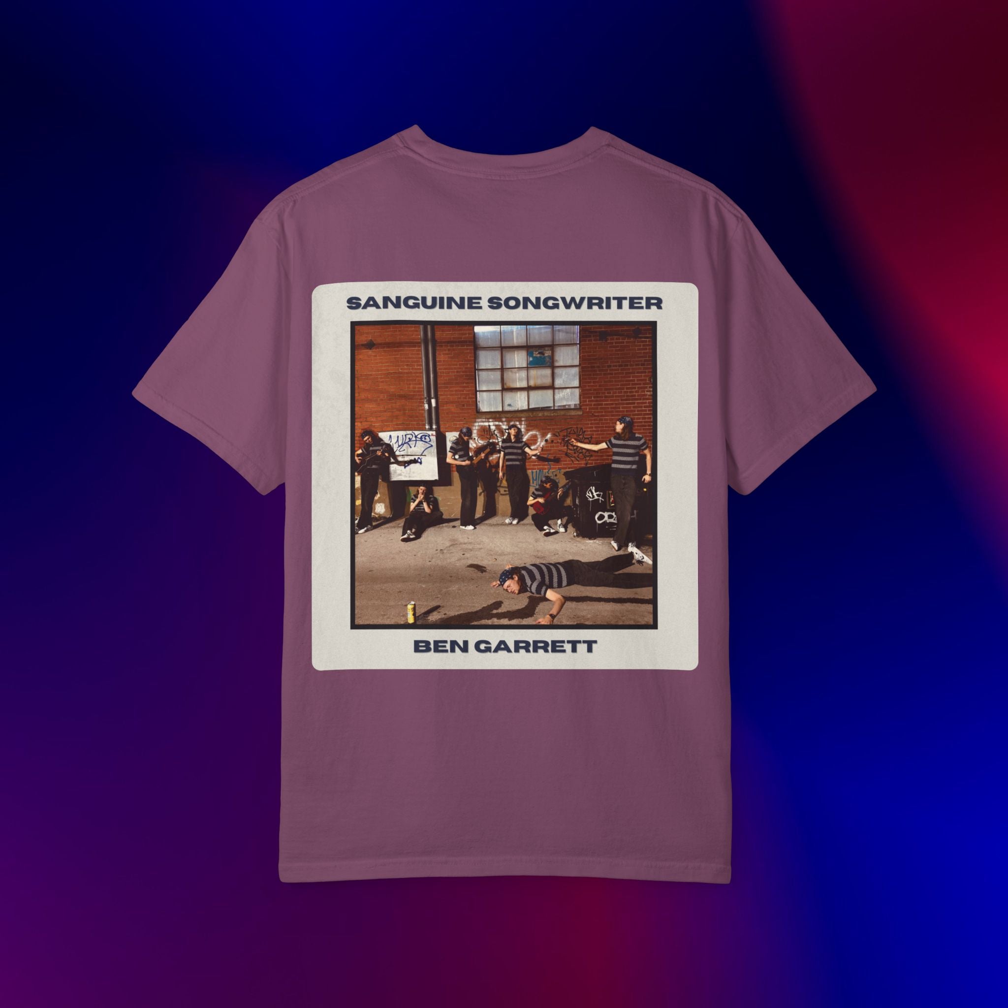 Album Art T-Shirt — "Sanguine Songwriter" Ben Garrett Graphic Tee