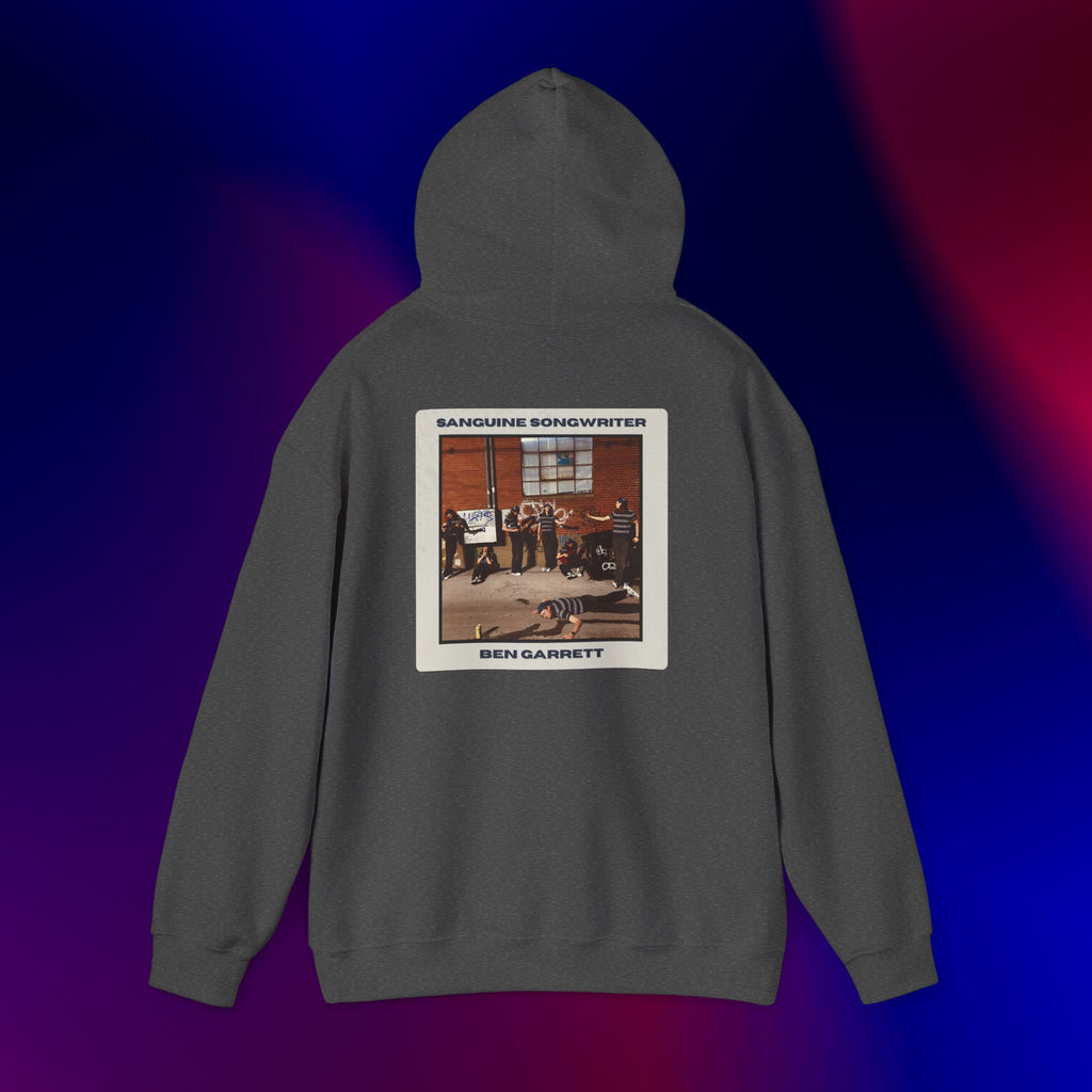 Hooded Sweatshirt "Sanguine Songwriter" Design 2