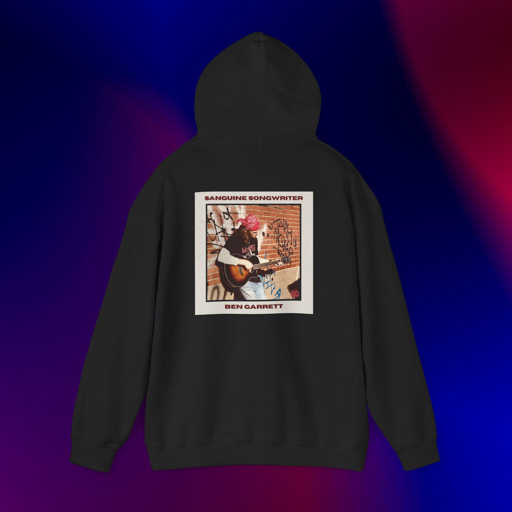 Hooded Sweatshirt "Sanguine Songwriter" Design 1