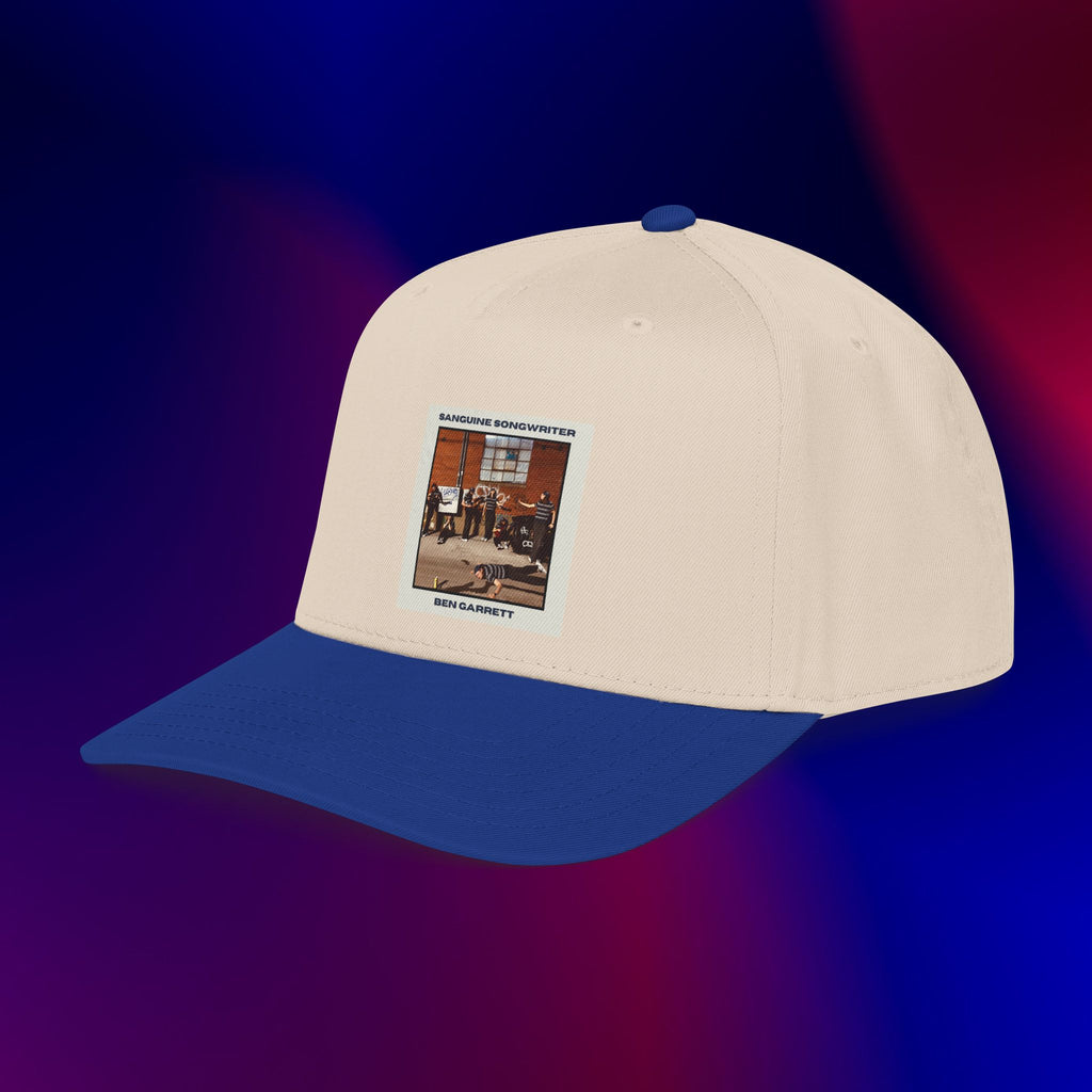 Mid Profile Baseball Cap "Sanguine Songwriter" Design 2