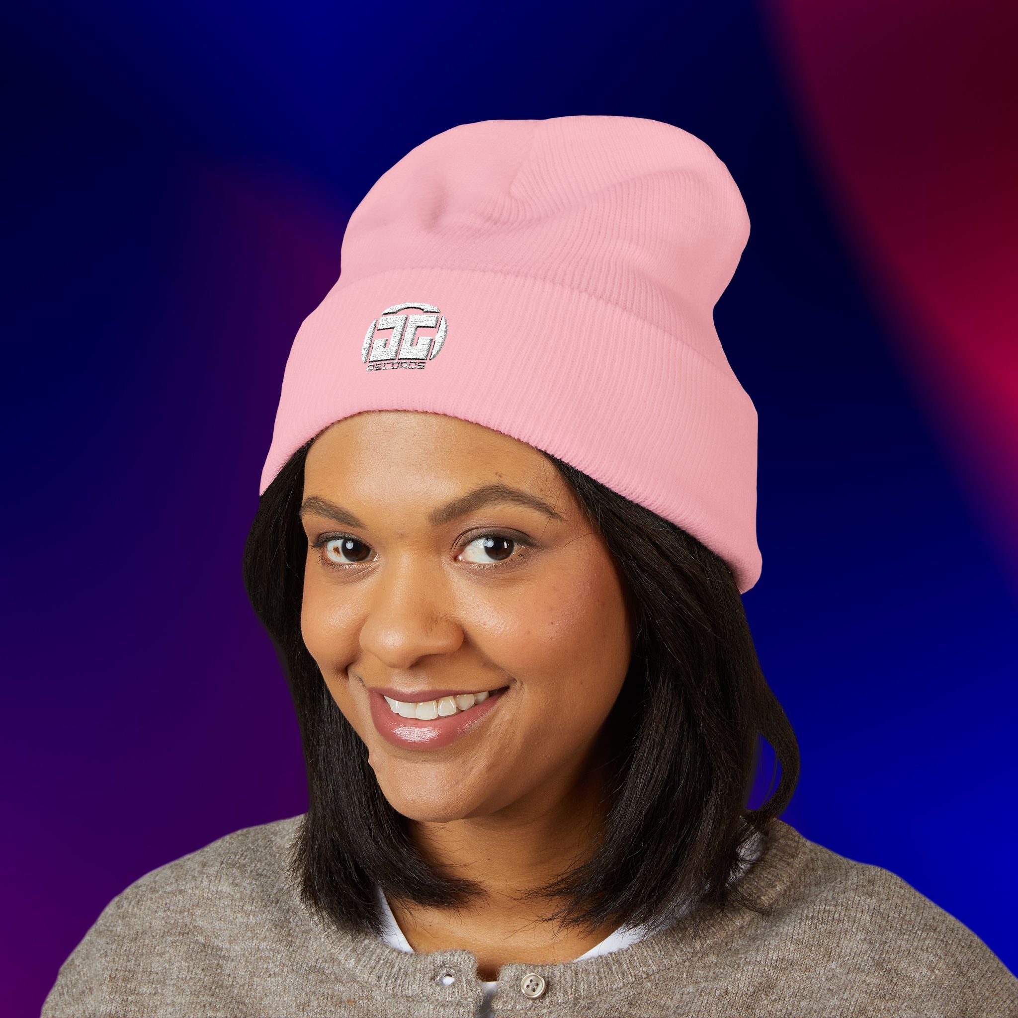 "JG Records" Embroidered Beanie