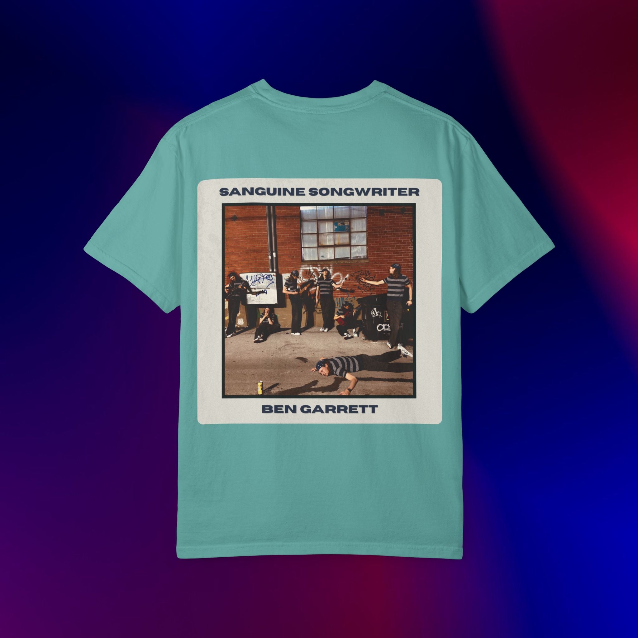 Album Art T-Shirt — "Sanguine Songwriter" Ben Garrett Graphic Tee