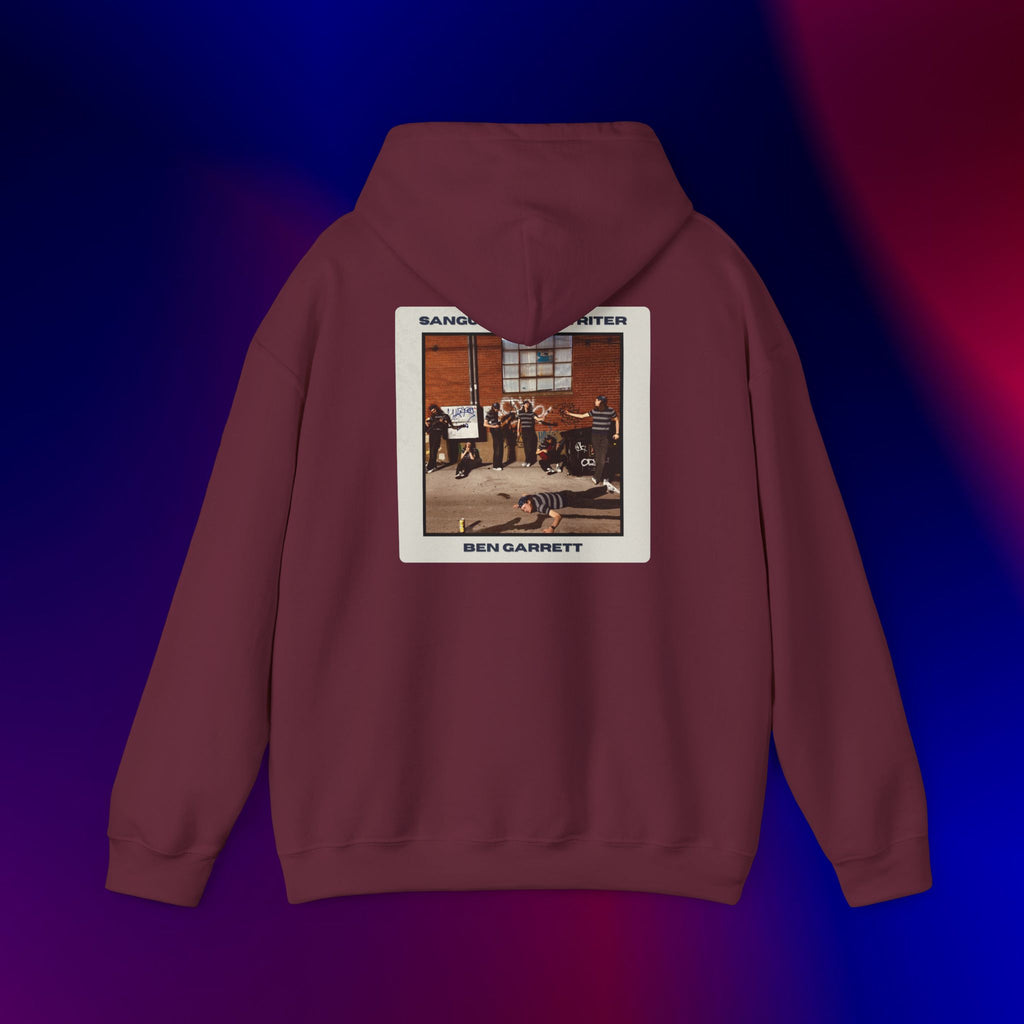 Hooded Sweatshirt "Sanguine Songwriter" Design 2