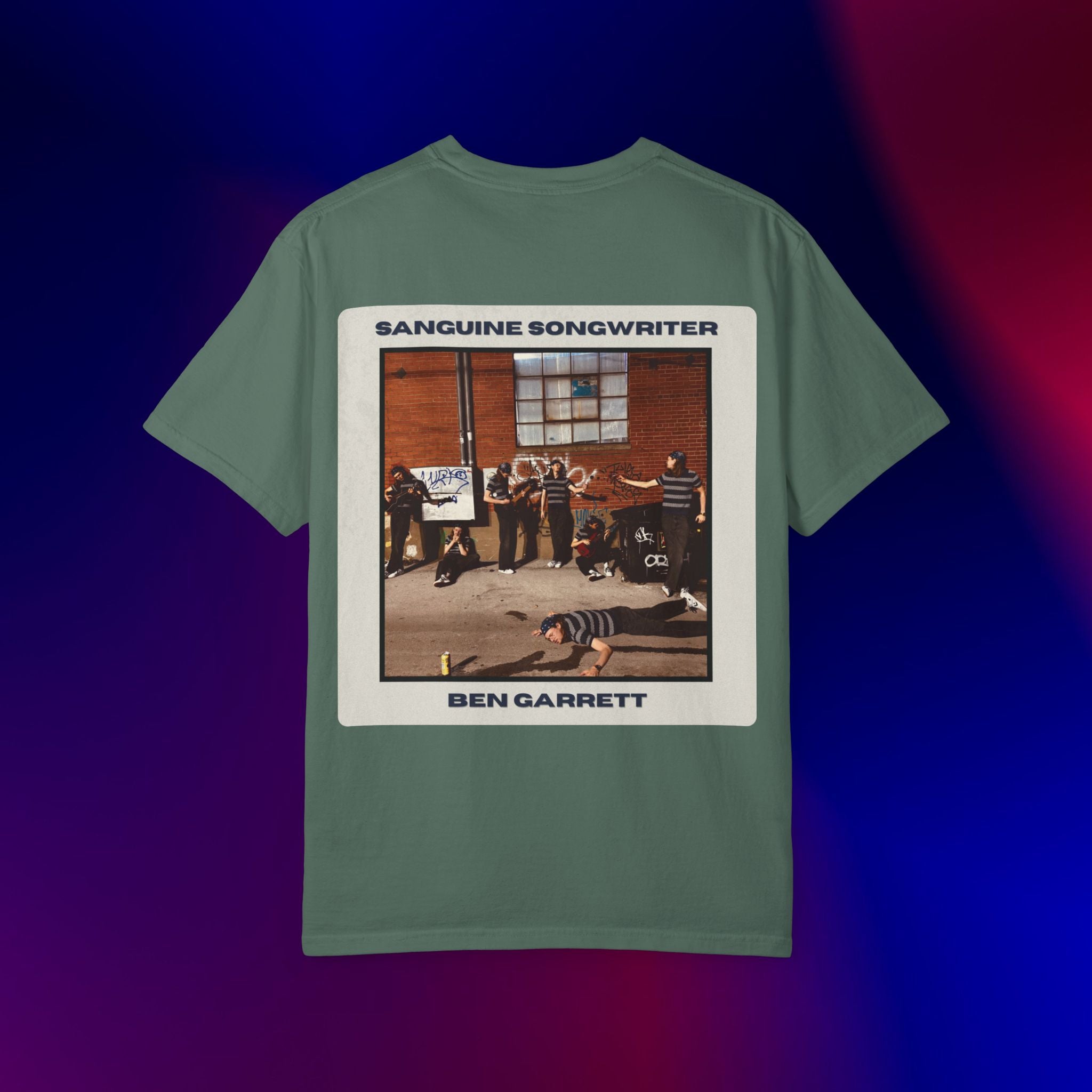 Album Art T-Shirt — "Sanguine Songwriter" Ben Garrett Graphic Tee