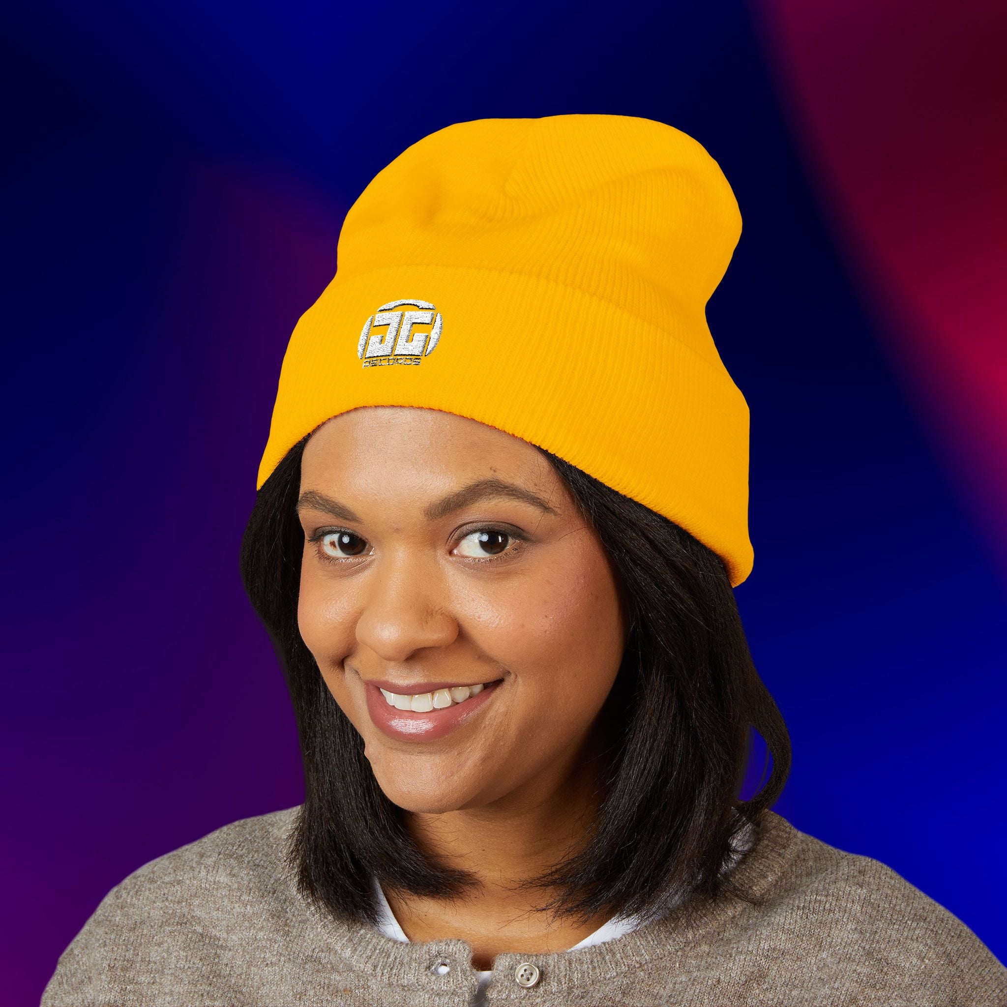 "JG Records" Embroidered Beanie