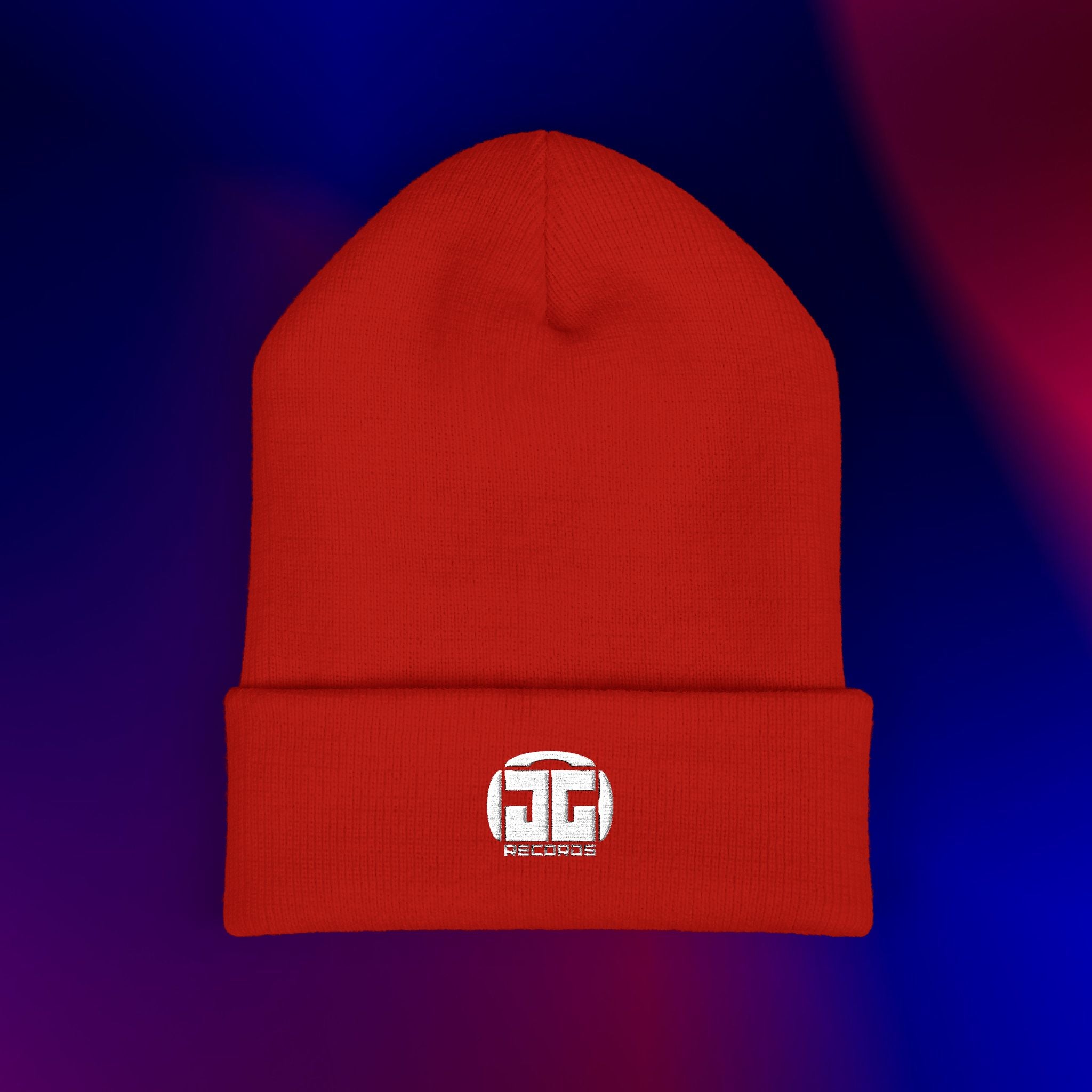 "JG Records" Embroidered Beanie