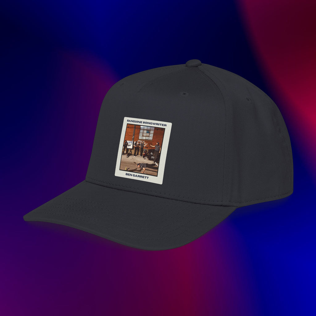 Mid Profile Baseball Cap "Sanguine Songwriter" Design 2
