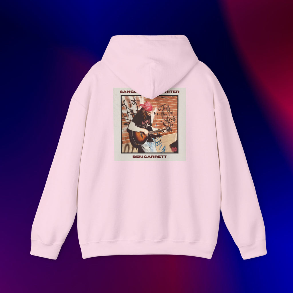 Hooded Sweatshirt "Sanguine Songwriter" Design 1