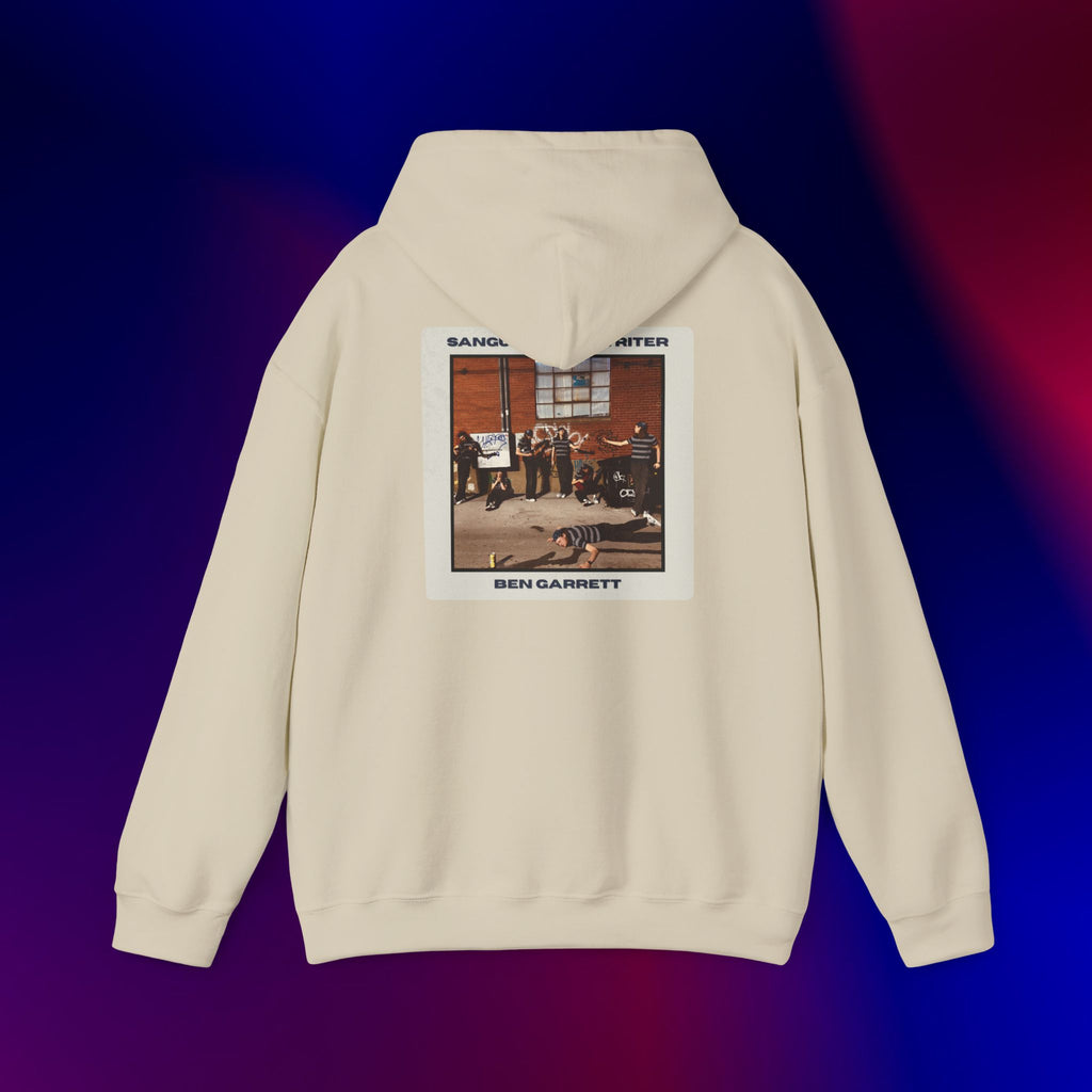 Hooded Sweatshirt "Sanguine Songwriter" Design 2
