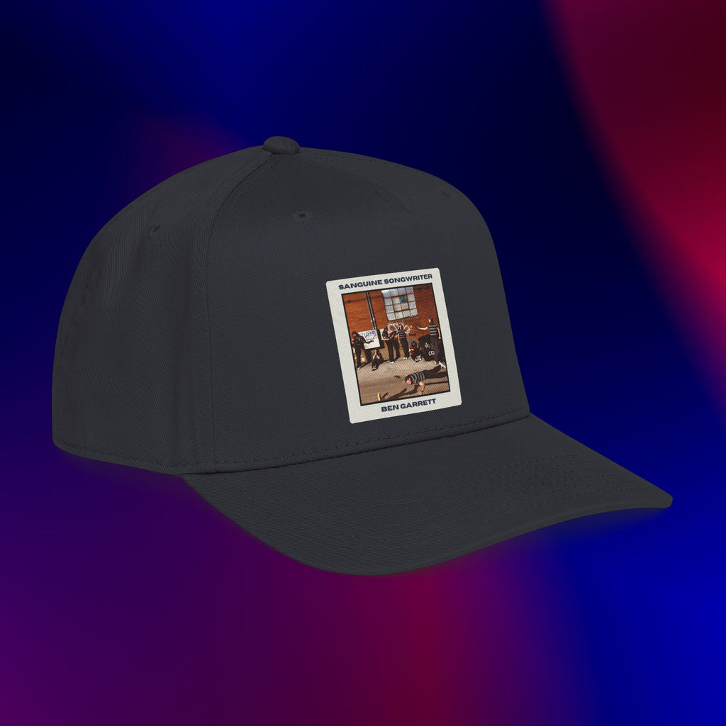Mid Profile Baseball Cap "Sanguine Songwriter" Design 2