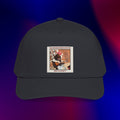 Mid Profile Baseball Cap "Sanguine Songwriter" Design 1