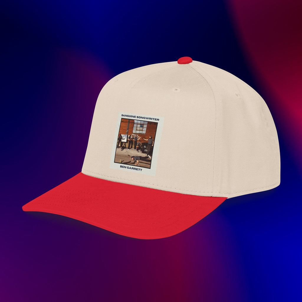 Mid Profile Baseball Cap "Sanguine Songwriter" Design 2