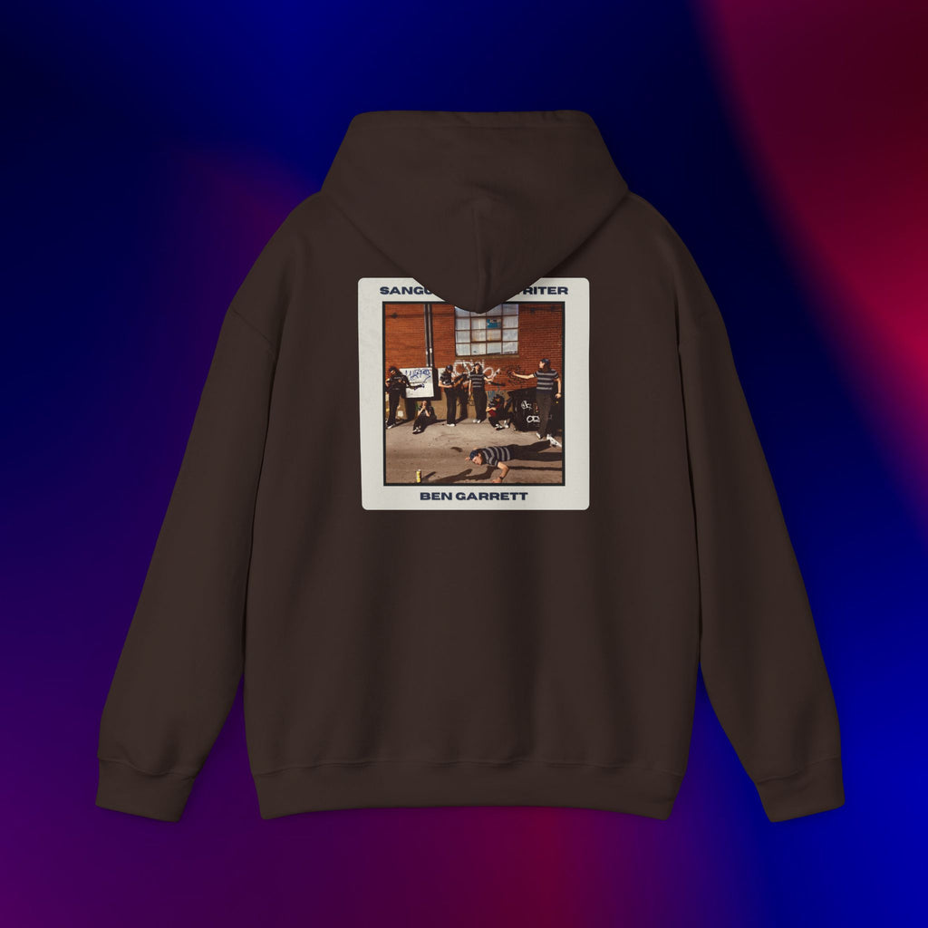 Hooded Sweatshirt "Sanguine Songwriter" Design 2