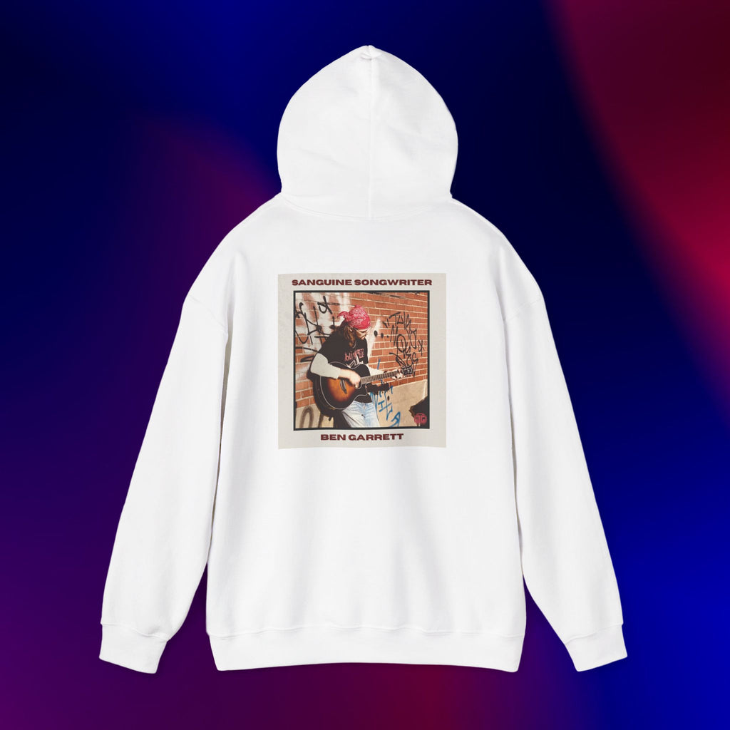 Hooded Sweatshirt "Sanguine Songwriter" Design 1