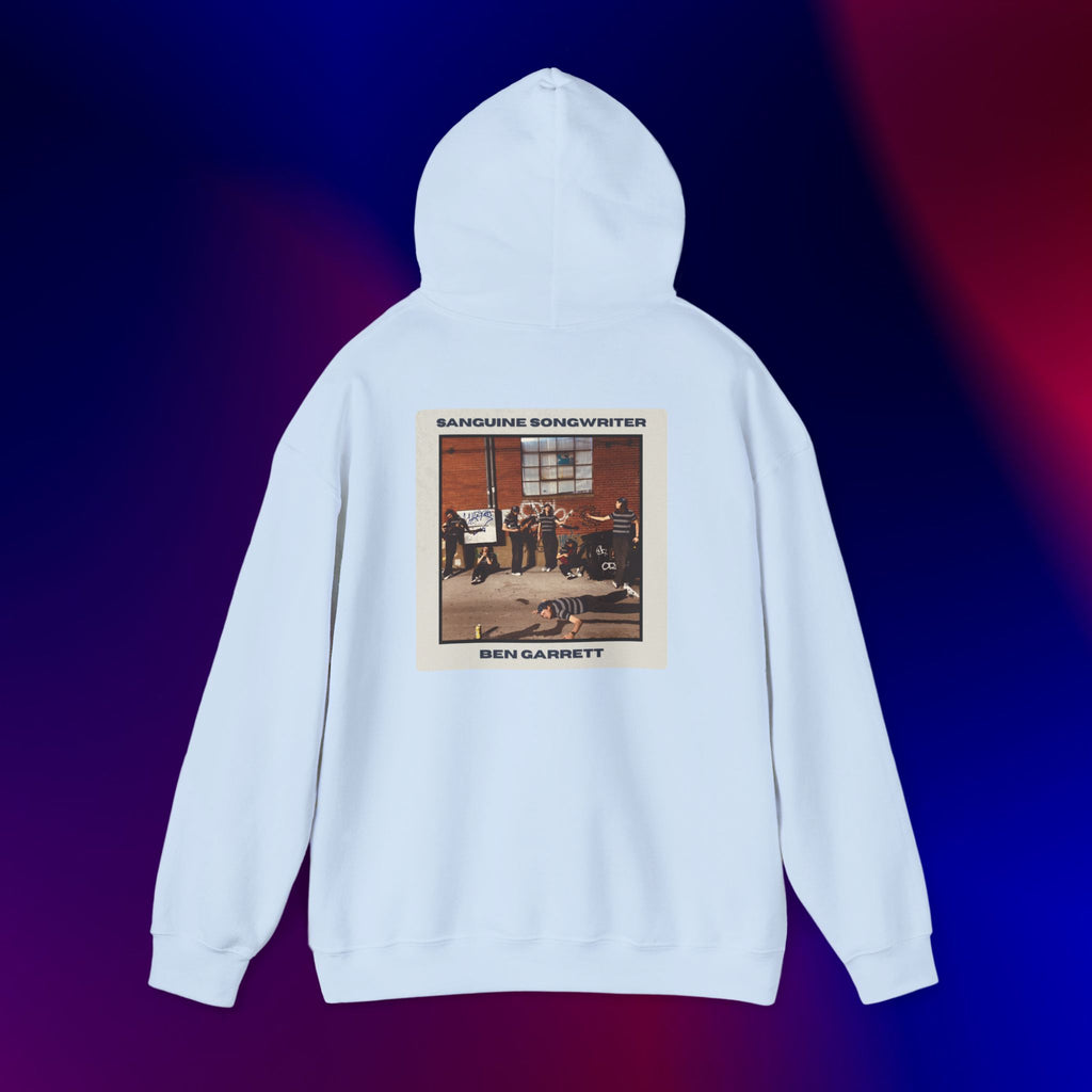 Hooded Sweatshirt "Sanguine Songwriter" Design 2