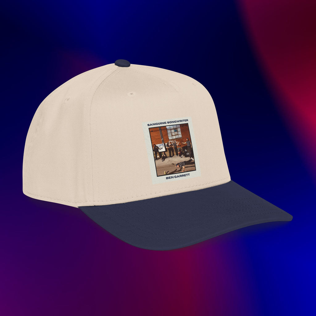 Mid Profile Baseball Cap "Sanguine Songwriter" Design 2