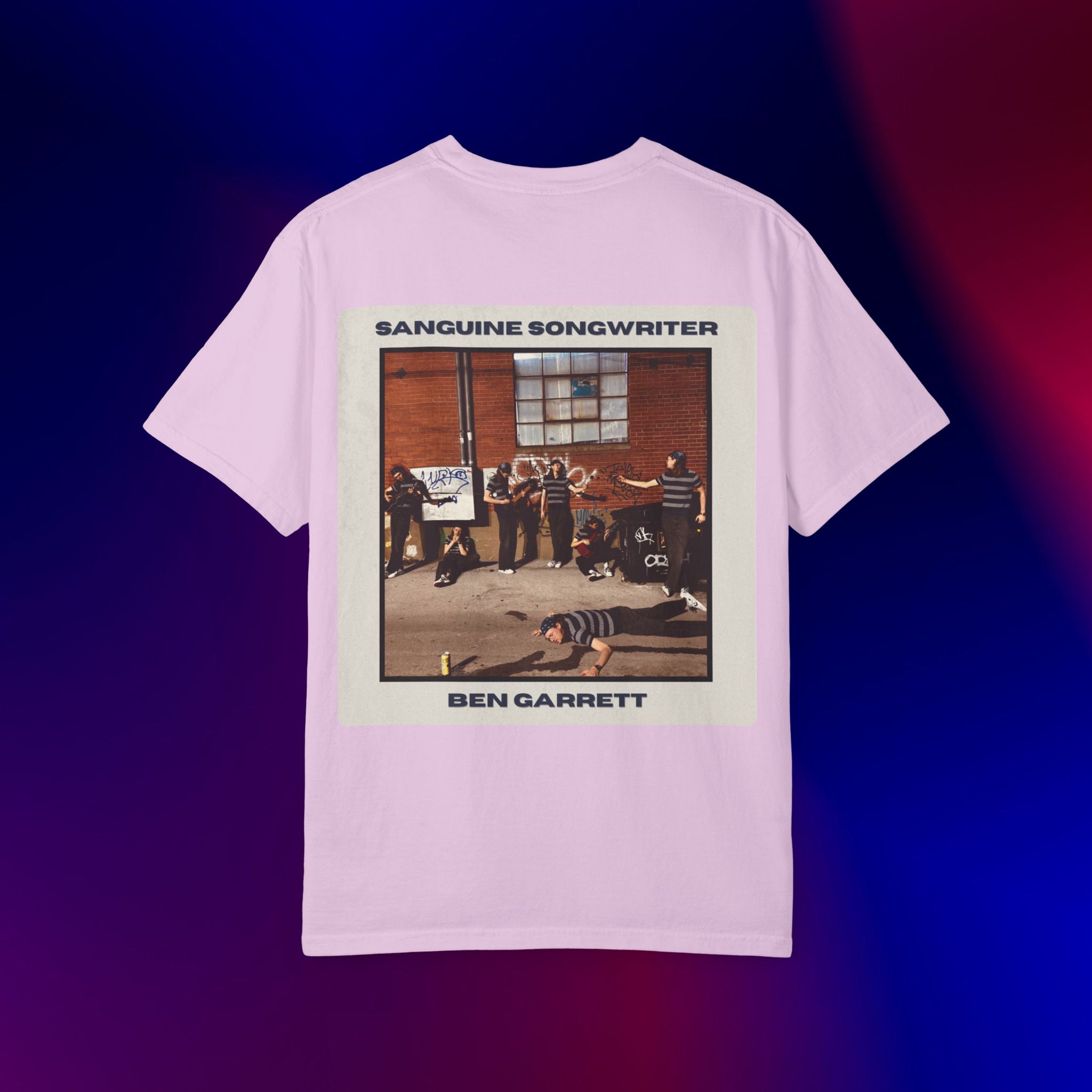 Album Art T-Shirt — "Sanguine Songwriter" Ben Garrett Graphic Tee