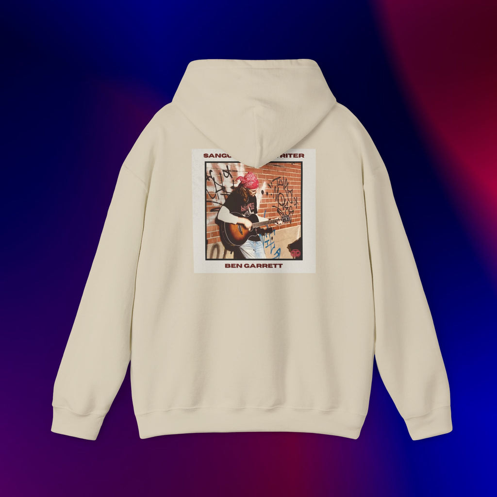 Hooded Sweatshirt "Sanguine Songwriter" Design 1